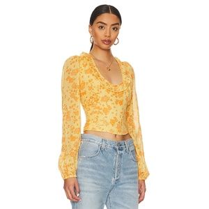 Free People  Another Life Floral Top